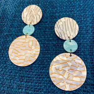 Fun Acrylic Pierced Earrings